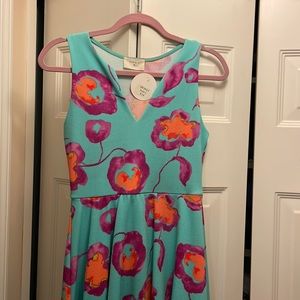 Darling mint floral dress